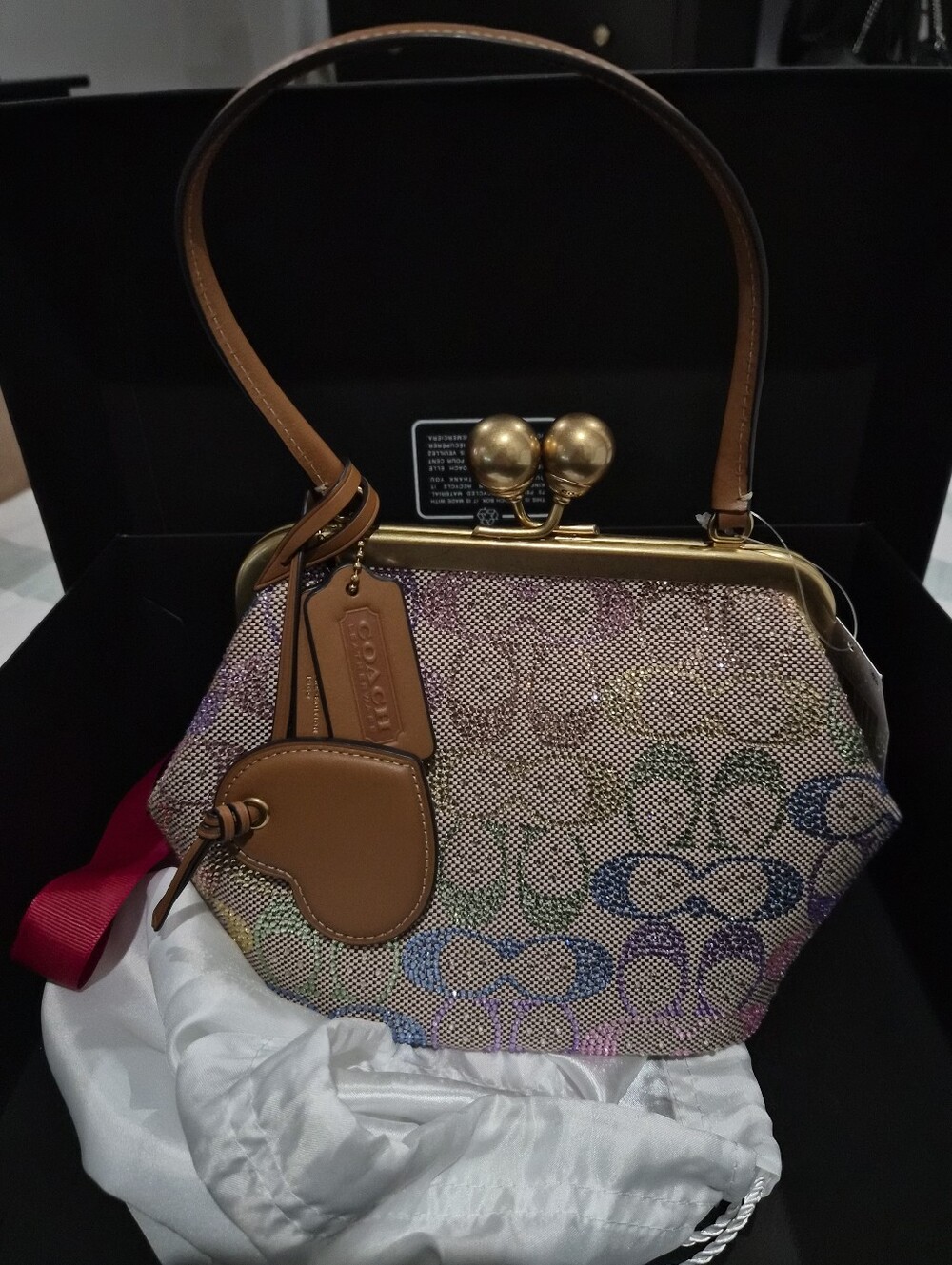 Coach Candy Kisslock Frame Bag NWT - Picture 8 of 8